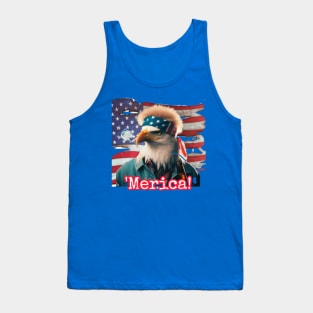 Merican Bald Eagle Tank Top